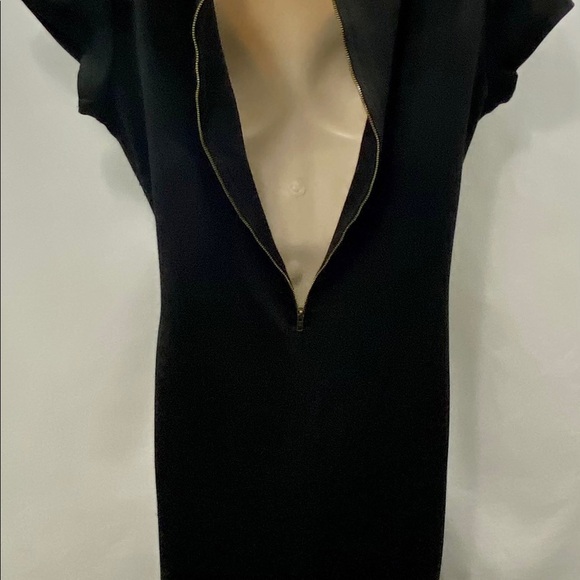 Dots Women’s Knit Midi Sheath Dress V-Neck Large - Picture 11 of 13